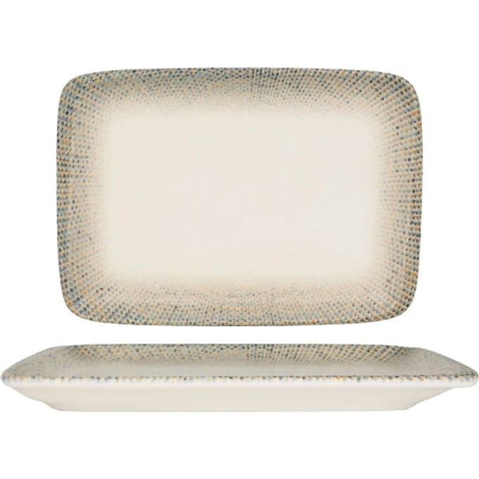 Bonna Serveerschaal - Sway - Porselein - 23x16 cm - set van 2