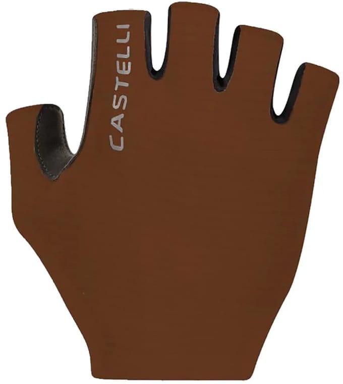 Castelli Espresso Korte Handschoenen Bruin XL Man