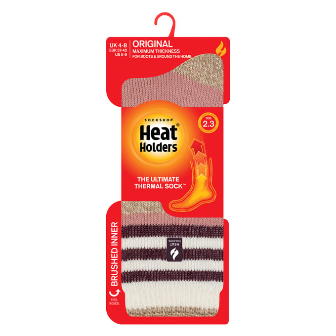 Dames Winter Gevarieerd Gestreept Patroon Thermosokken voor de Winter