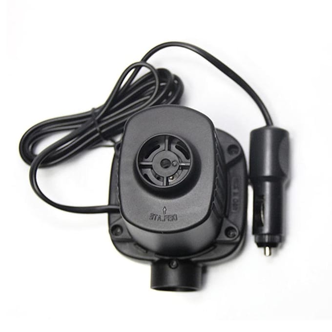 Pompes à air électriques pour bateau 12V Électricité Gonfler Dégonfler Pompe Gonfleur Souffleur noir