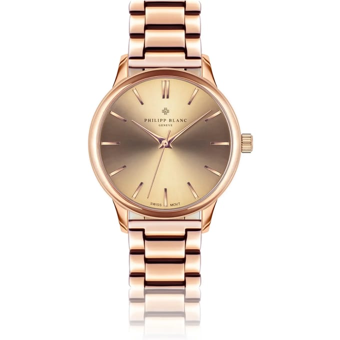 Zilveren horloge Philipp Blanc Lugano