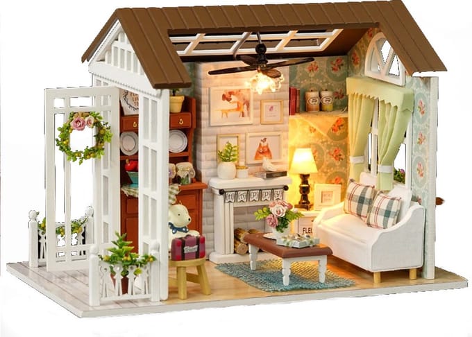 DIY Modelbouw - Miniatuurhuisje - Happy Times