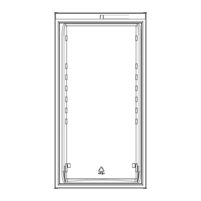 AEG Witte koelkastdeur - 538x1032mm 2256555018