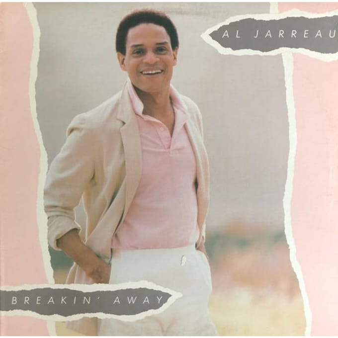 LP Plaat AL JARREAU - Breakin' Away BSK3576 WARNER BROS 1981 VS Jazz Gebruikt gray