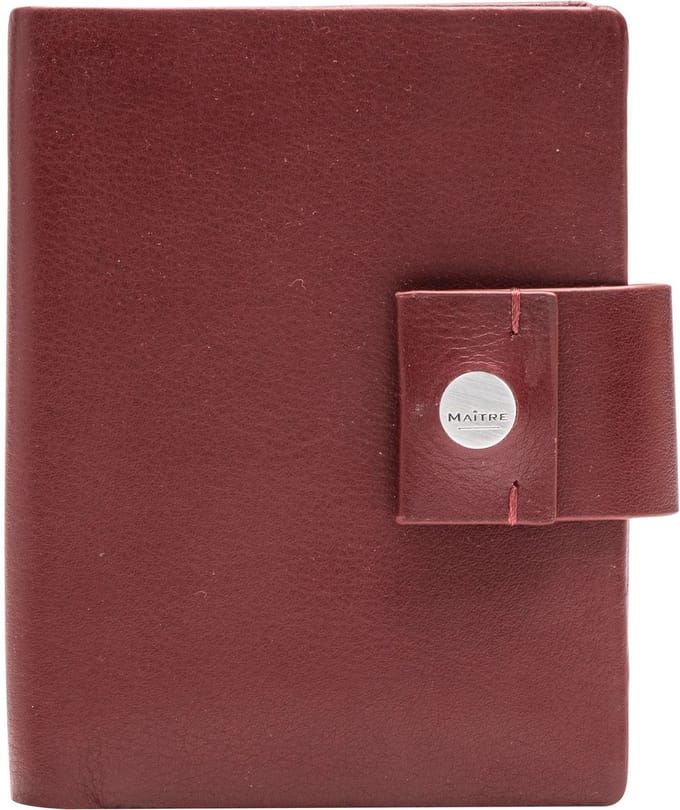 Maître Leren Portemonnee Henau Dawina Purse MV9F Red Rood