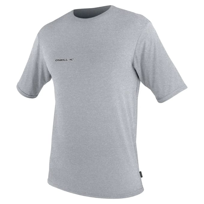 O´neill Wetsuits Trvlr Hybrid Sun Korte Mouw Rash Guard Grijs L Man