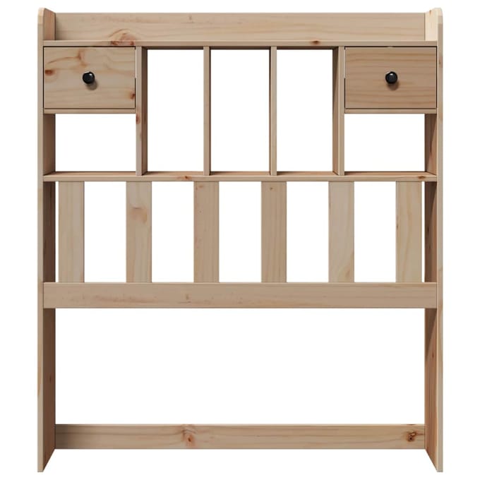 vidaXL - Hoofdbord - met - opbergruimte - 75 - cm - massief - grenenhout