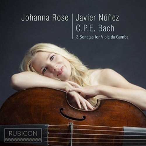 Johanna Rose & Javier Núnez - C.P.E. Bach: 3 Sonatas For Viola Da Gamba (CD)