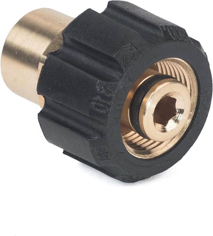 Hogedrukreiniger Moer - Slangkoppeling Adapter - Hogedruk Reinigen - Universeel Gas Model - 4000 PSI - Metaal