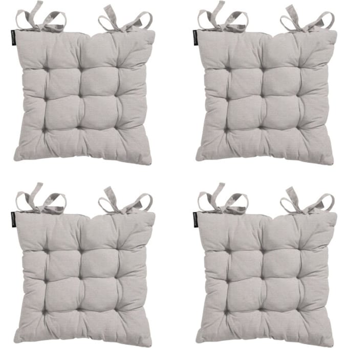 Madison - Zitkussen Toscane Napels taupe - Ca. 46x46 cm - Set van 4