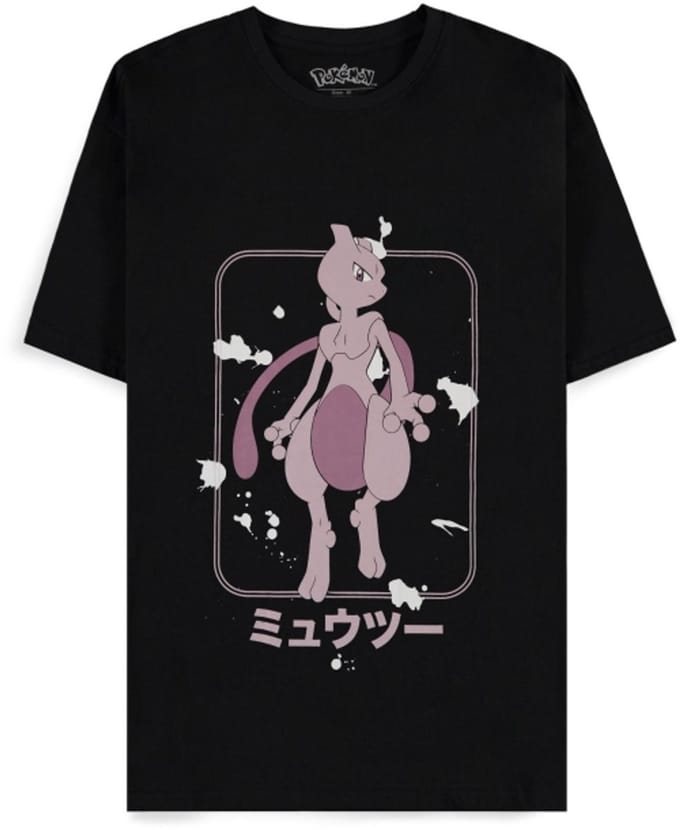 Pokémon - Mewtwo Heren T-shirt - M - Zwart