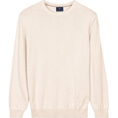 Baileys Trui Crew Neck Solid Color Cotton Knit Shell / male