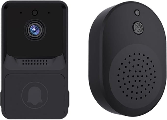 Draadloze Oplaadbare Deurbel met Camera en Nachtzicht - 1080p HD Intercom voor de Deur