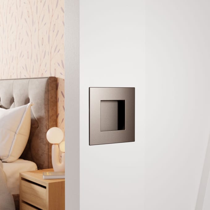 Schuifdeurkom - Mocca blend - RVS - GPF - GPF0714.A3F mocca blend 90x90mm