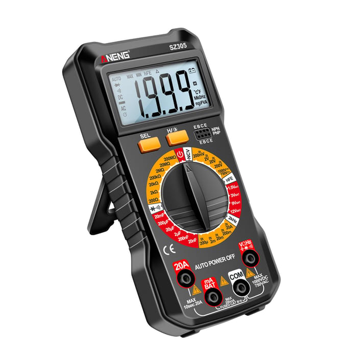 ANENG SZ305 Multimeter Condensator Testers Professionele 1999 Telt Smart Voltmeter Ohm Meter Snel zwart