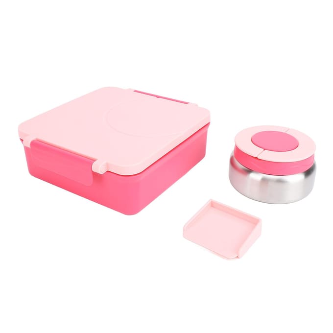 Boîte à déjeuner avec poignée scellée à plusieurs compartiments lavable au lave-vaisselle conteneur pour L
