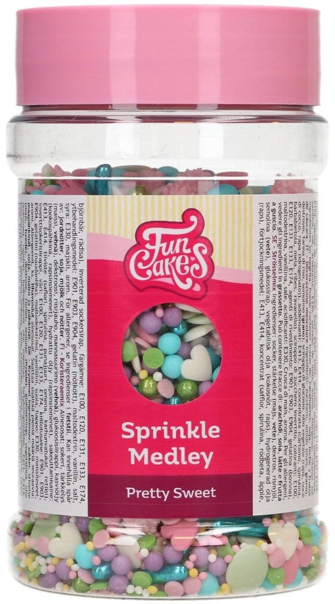 FunCakes Sprinkle Medley - Pretty Sweet - 180g - Eetbare Taartdecoratie