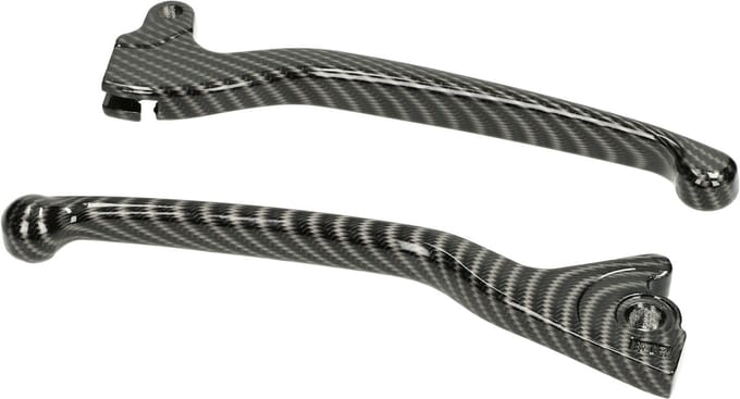 Remhevels Mezoly voor Vespa LX, S, Sprint, Primavera hoogglans carbon