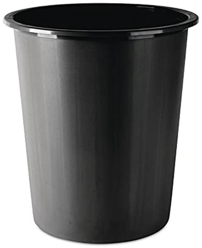 Prullenbak 14 Liter Zwart - Eco-vriendelijk en Esthetisch Design