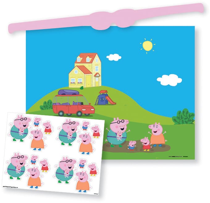 UNIQUE - Peppa Pig verjaardagsspel voor 10 spelers