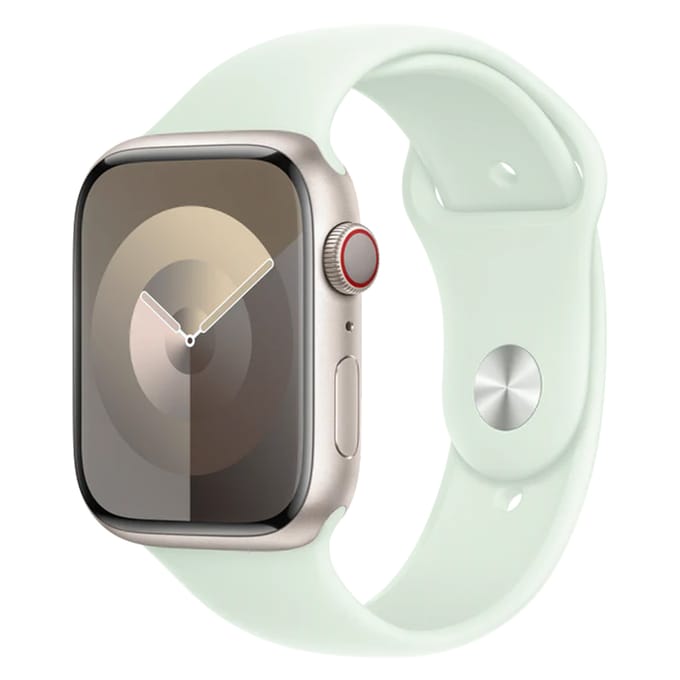 Apple Sport Band voor de Apple Watch | 44/45/46/49 mm - Maat M/L - Soft Mint
