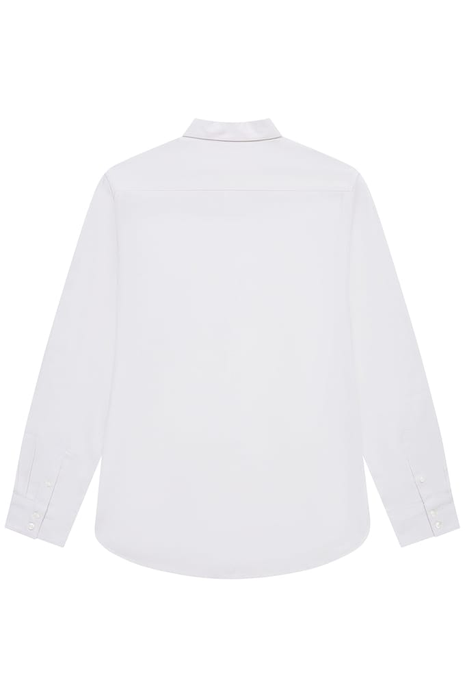 French Connection Linen 22 L/s Trim Stone Taglia: S | Camicie Casual Outlet | Uomo | Bianco