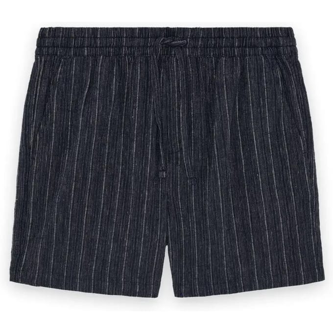 Lyle & Scott Linen Blend Ticking Stripe Short