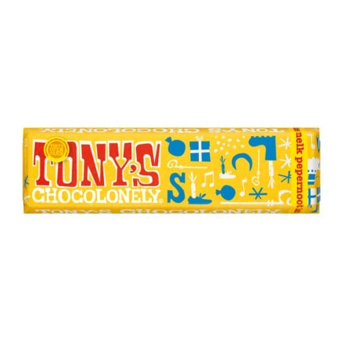 Tony's chocolonely chocoladeletter reepje klein, melk pepernoot