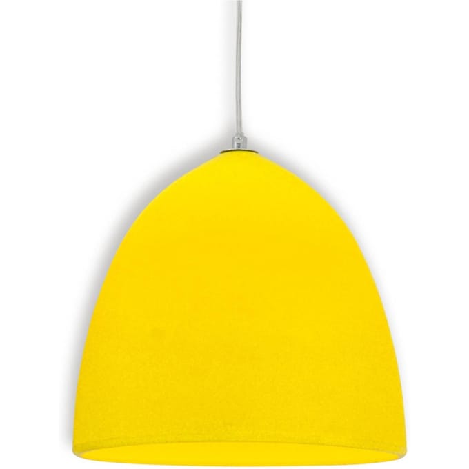 Kinderkamer Woonkamer Siliconen hanglamp "Catinus" diameter 25 cm Hoogte: 110,8cm Geel
