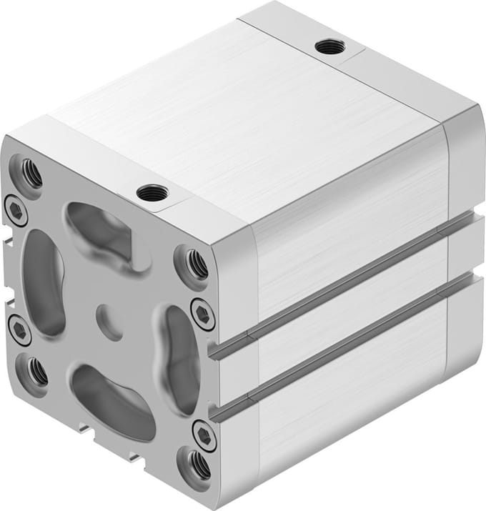 Festo Compacte Cilinder 80mm Boring 60mm Slag ISO 21287 Dubbelwerkend - 572725 - P2BT9