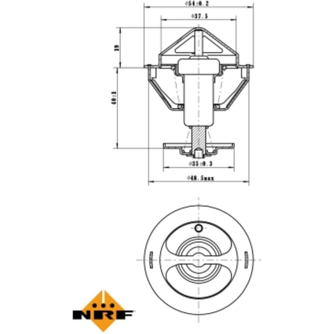 Thermostaat, koelvloeistof NRF 725200