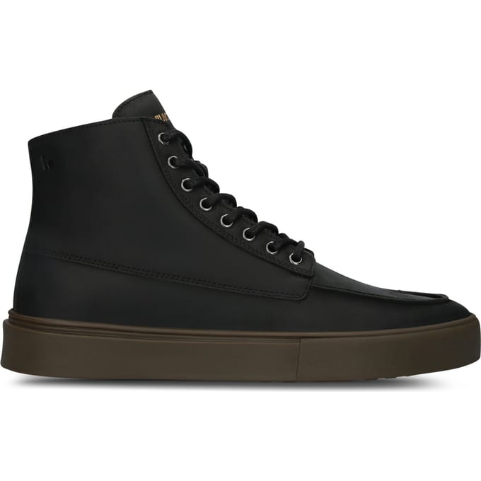 Blackstone RUBY EERO - ZIPPER - CG523 Black - Sneaker (high) - Man - Black - Maat: 45
