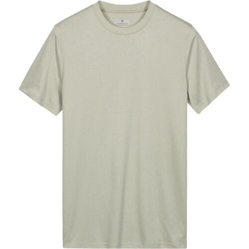 Thomas Maine T-Shirt Crew Neck Solid Color Liquid Cotton Mintgroen / male