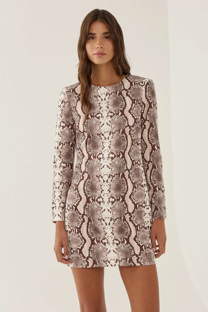 Geprinte Mini-jurk