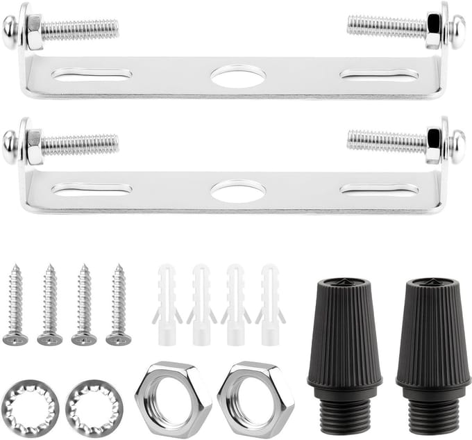 2x Plafondhouder Lamphouder Montagebeugel 55mm voor Hanglamp en Plafondverlichting