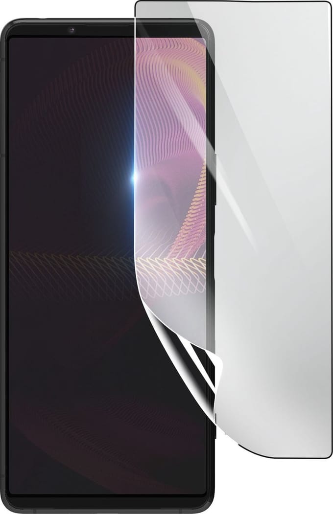 3mk, Geschikt voor Sony Xperia 5 III, Schokbestendige Hydrogel Screenprotector, Transparant
