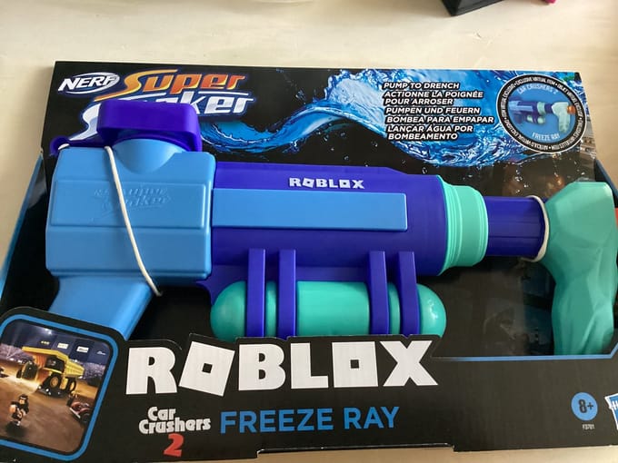 Nerf super soaker Roblox freeze ray 42x 29x 6,5 cm