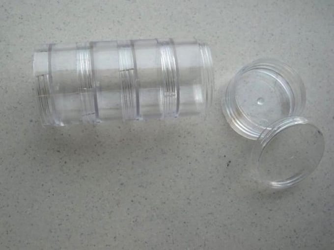 Storage Boxes, 5 pcs/ stackable set, 50mm