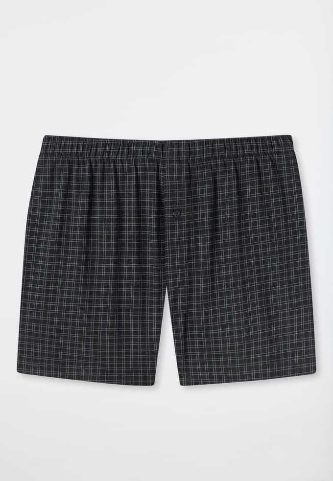Boxershorts van jersey, zwart geruit - Cotton Casuals 8