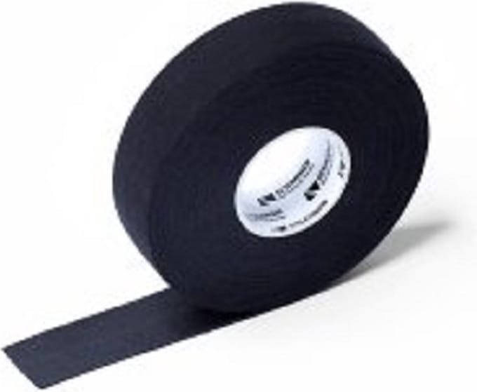Sticktape IJshockey zwart 25MM x 25M 2 pack