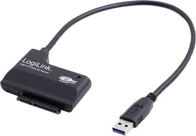 LogiLink USB 3.2 Gen 1 (USB 3.0) Adapter [1x SATA-combi-bus 15+7-polig - 1x USB 3.2 Gen 1 stekker A (USB 3.0)] AU0013