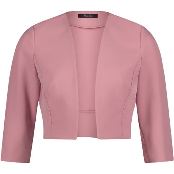 Regular fit blazer met 3/4-mouw