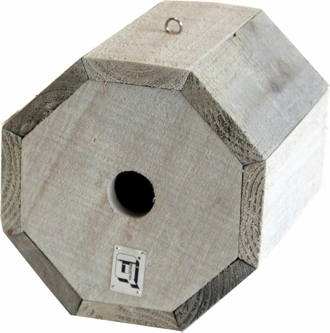 Bellatio Rond Vogelhuisje Hout - Vogelhuisje - 17 cm