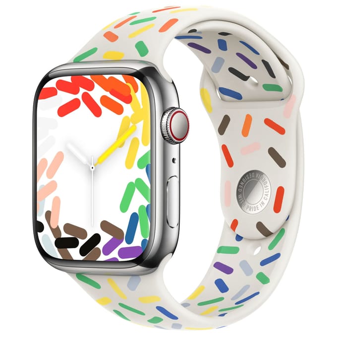 Sport Band voor de Apple Watch | 44/45/46/49 mm - Maat M/L - Pride Edition