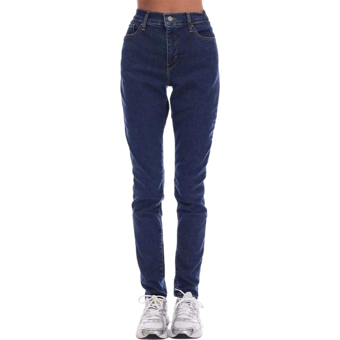 Levis Dames/Dames Denim Skinny Jeans (Lichte stonewash)