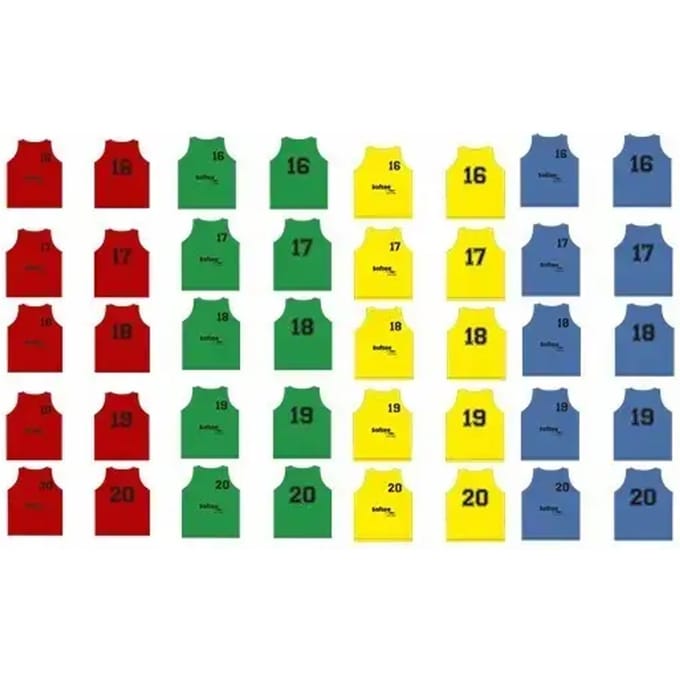 Set van 5 kazuifels genummerd van 16 tot 20 Softee