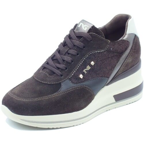 Nero Giardini -Dames - bruin donker - sneakers - maat 36
