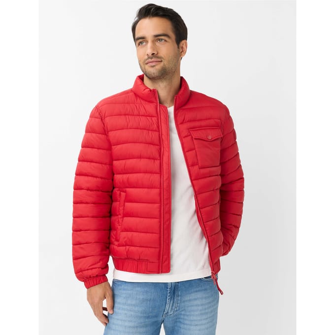 Brax Heren Jas  Style BRAD red, donkerrood, maat XXL