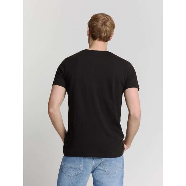 No Excess T-shirt crewneck solid basic black