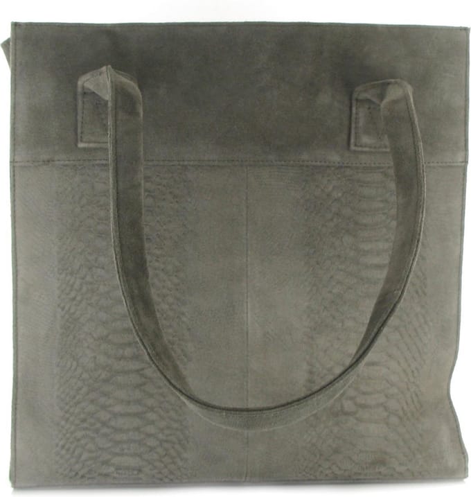 DSTRCT Portland Road Leren Shopper M - Grijs